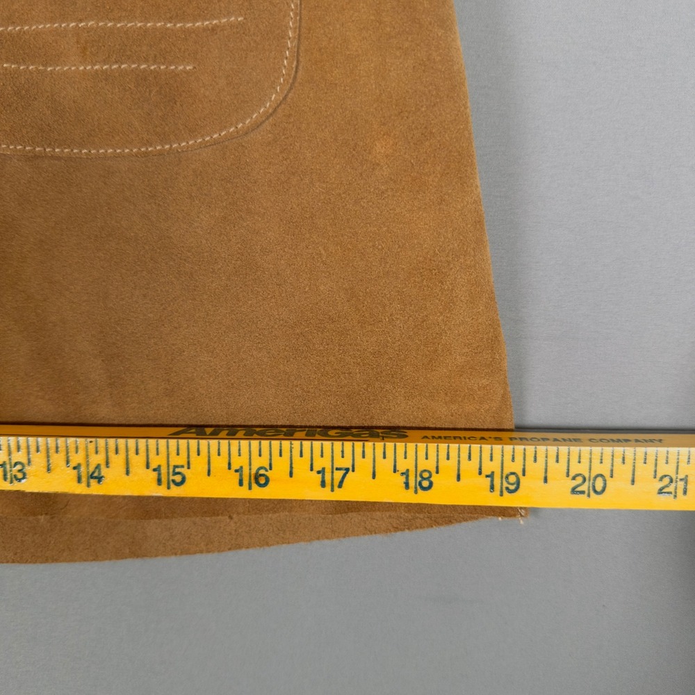 Free People Modern Love Suede Mini Skirt Tan Brown Boho Western Size 4 - Picture 5 of 9